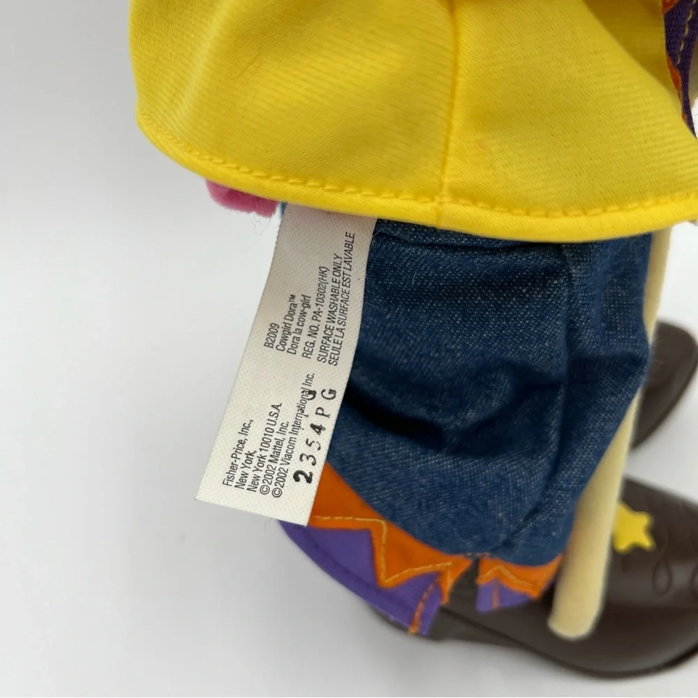 Vintage Y2k Dora The Explorer Kids Toy Cowgirl Doll Talking